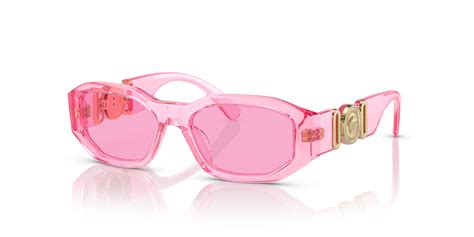 versace transparent pink sunglasses